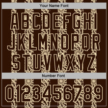 Загрузить изображение в средство просмотра галереи, Custom Stitched Brown Cream 3D Pattern Design Abstract Shape Sports Pullover Sweatshirt Hoodie
