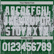 Charger l'image dans la galerie, Custom Stitched Green Gray-White 3D Pattern Design Dripping Splatter Sports Pullover Sweatshirt Hoodie
