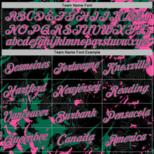 Laden Sie das Bild in den Galerie-Viewer, Custom Stitched Black Pink-Kelly Green 3D Pattern Design Splash Sports Pullover Sweatshirt Hoodie
