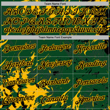 Загрузить изображение в средство просмотра галереи, Custom Stitched Green Black-Gold 3D Pattern Design Splash Sports Pullover Sweatshirt Hoodie
