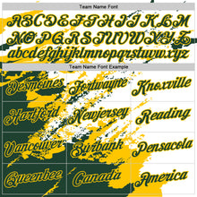 Load image into Gallery viewer, Custom Stitched White Green-Yellow 3D Pattern Design Abstract Fragment Art Splash Sports Pullover Sweatshirt Hoodie
