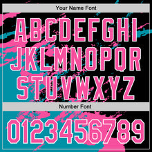 Загрузить изображение в средство просмотра галереи, Custom Stitched Black Pink Teal-White 3D Pattern Design Abstract Fragment Art Splash Sports Pullover Sweatshirt Hoodie
