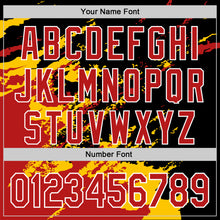 Загрузить изображение в средство просмотра галереи, Custom Stitched Black Red Yellow-White 3D Pattern Design Abstract Fragment Art Splash Sports Pullover Sweatshirt Hoodie
