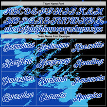 Загрузить изображение в средство просмотра галереи, Custom Stitched Black Thunder Blue Sky Blue-White 3D Pattern Design Abstract Fragment Art Splash Sports Pullover Sweatshirt Hoodie
