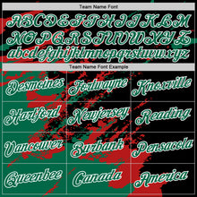 Laden Sie das Bild in den Galerie-Viewer, Custom Stitched Black Kelly Green Red-White 3D Pattern Design Abstract Fragment Art Splash Sports Pullover Sweatshirt Hoodie
