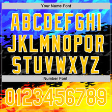 Загрузить изображение в средство просмотра галереи, Custom Stitched Black Yellow Blue-White 3D Pattern Design Splash Sports Pullover Sweatshirt Hoodie
