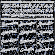 Load image into Gallery viewer, Custom Stitched Black Gray-White 3D Pattern Design Line Sports Pullover Sweatshirt Hoodie
