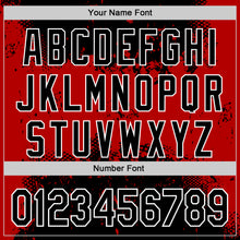 Загрузить изображение в средство просмотра галереи, Custom Stitched Black Red-White 3D Pattern Design Abstract Splatter Grunge Art Sports Pullover Sweatshirt Hoodie
