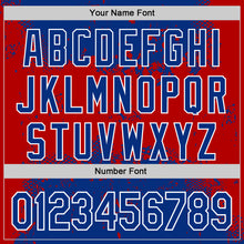 Загрузить изображение в средство просмотра галереи, Custom Stitched Royal Red-White 3D Pattern Design Abstract Splatter Grunge Art Sports Pullover Sweatshirt Hoodie
