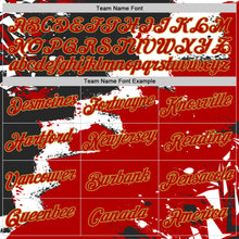 Загрузить изображение в средство просмотра галереи, Custom Stitched Black Red Old Gold-White 3D Pattern Design Splash Torn Paper Style Sports Pullover Sweatshirt Hoodie
