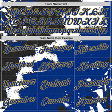 Загрузить изображение в средство просмотра галереи, Custom Stitched Black Royal Old Gold-White 3D Pattern Design Splash Torn Paper Style Sports Pullover Sweatshirt Hoodie
