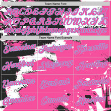 Загрузить изображение в средство просмотра галереи, Custom Stitched Black Pink Light Blue-White 3D Pattern Design Splash Torn Paper Style Sports Pullover Sweatshirt Hoodie
