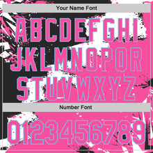 Загрузить изображение в средство просмотра галереи, Custom Stitched Black Pink Light Blue-White 3D Pattern Design Splash Torn Paper Style Sports Pullover Sweatshirt Hoodie
