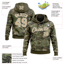 Load image into Gallery viewer, Custom Stitched Camo Vegas Gold-White 3D Salute To Service Sports Pullover Sweatshirt Hoodie
