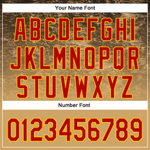 Laden Sie das Bild in den Galerie-Viewer, Custom Stitched Old Gold Red-Yellow 3D Pattern Design Tree Camo Gradient Hunting Sports Pullover Sweatshirt Hoodie
