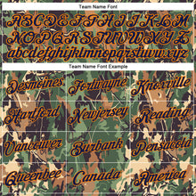 Load image into Gallery viewer, Custom Stitched Green Navy-Bay Orange 3D Pattern Design Tree Camo Hunting Sports Pullover Sweatshirt Hoodie
