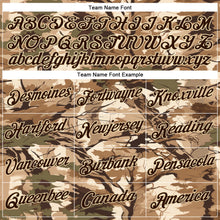 Load image into Gallery viewer, Custom Stitched Olive Brown-Cream 3D Pattern Design Tree Camo Hunting Sports Pullover Sweatshirt Salute To Service Hoodie
