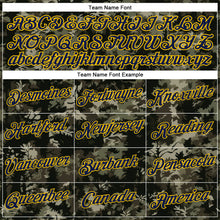 Load image into Gallery viewer, Custom Stitched Olive Navy-Yellow 3D Pattern Design Tree Camo Hunting Sports Pullover Sweatshirt Salute To Service Hoodie
