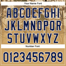 Laden Sie das Bild in den Galerie-Viewer, Custom Stitched Old Gold Navy-White 3D Pattern Design Tree Camo Hunting Sports Pullover Sweatshirt Hoodie
