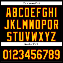 Load image into Gallery viewer, Custom Stitched Black Yellow-Red 3D Pattern Design Tree Camo Hunting Sports Pullover Sweatshirt Hoodie
