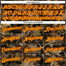 Load image into Gallery viewer, Custom Stitched Black Yellow-Red 3D Pattern Design Tree Camo Hunting Sports Pullover Sweatshirt Hoodie
