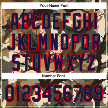 Laden Sie das Bild in den Galerie-Viewer, Custom Stitched Old Gold Navy-Fire Red 3D Pattern Design Tree Camo Hunting Sports Pullover Sweatshirt Hoodie
