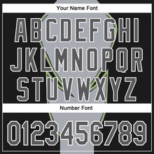 Laden Sie das Bild in den Galerie-Viewer, Custom Stitched Gray Steel Gray Black Green-White 3D Pattern Design Sportswear Pullover Sweatshirt Hoodie
