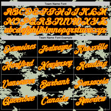 Laden Sie das Bild in den Galerie-Viewer, Custom Stitched Black Gold-Orange 3D Pattern Design Camo Sportswear Pullover Sweatshirt Hoodie
