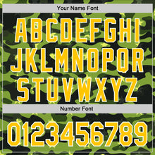 Laden Sie das Bild in den Galerie-Viewer, Custom Stitched Black Yellow-White 3D Pattern Design Camo Military Sportswear Pullover Sweatshirt Hoodie
