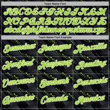 Load image into Gallery viewer, Custom Stitched Black Neon Green-White 3D Pattern Design Slant Lines Sports Pullover Sweatshirt Hoodie
