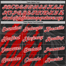 Загрузить изображение в средство просмотра галереи, Custom Stitched Black Red-White 3D Pattern Design Splash Sports Pullover Sweatshirt Hoodie
