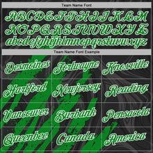 Load image into Gallery viewer, Custom Stitched Black Grass Green-White 3D Pattern Design Splash Sports Pullover Sweatshirt Hoodie
