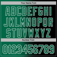 Load image into Gallery viewer, Custom Stitched Black Kelly Green-White 3D Pattern Design Gradient Line Sports Pullover Sweatshirt Hoodie
