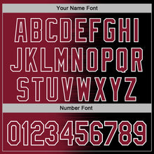 Load image into Gallery viewer, Custom Stitched Black Crimson-White 3D Pattern Design Gradient Line Sports Pullover Sweatshirt Hoodie
