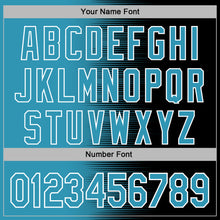 Load image into Gallery viewer, Custom Stitched Black Panther Blue-White 3D Pattern Design Gradient Line Sports Pullover Sweatshirt Hoodie
