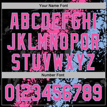 Charger l'image dans la galerie, Custom Stitched Black Pink-Light Blue 3D Pattern Design Splash Sports Pullover Sweatshirt Hoodie
