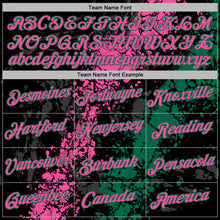 Laden Sie das Bild in den Galerie-Viewer, Custom Stitched Black Pink-Kelly Green 3D Pattern Design Splash Sports Pullover Sweatshirt Hoodie
