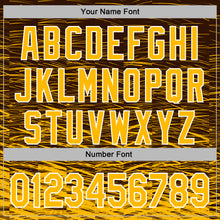 Load image into Gallery viewer, Custom Stitched Brown Gold-White 3D Pattern Design Line Sports Pullover Sweatshirt Hoodie
