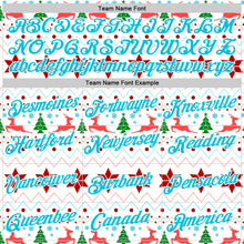 Load image into Gallery viewer, Custom Stitched White Lakes Blue-White 3D Christmas Ugly Sweater Sports Pullover Sweatshirt Hoodie
