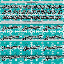 Load image into Gallery viewer, Custom Stitched Blue Black-White 3D Christmas Ugly Sweater Sports Pullover Sweatshirt Hoodie
