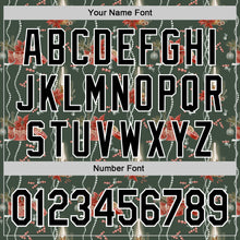 Load image into Gallery viewer, Custom Stitched Green Black-White 3D Christmas Sports Pullover Sweatshirt Hoodie
