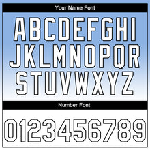 Load image into Gallery viewer, Custom Stitched Light Blue White-Black 3D Pattern Design Abstract Shape Sports Pullover Sweatshirt Hoodie
