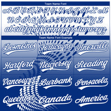 Charger l&#39;image dans la galerie, Custom Stitched Royal White-Royal 3D Pattern Design Geometrico Graph Sports Pullover Sweatshirt Hoodie
