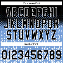 Load image into Gallery viewer, Custom Stitched Light Blue Black-White 3D Pattern Design Geometrico Graph Sports Pullover Sweatshirt Hoodie
