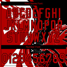 Load image into Gallery viewer, Custom Stitched White Red-Black 3D Pattern Design Wolf Sports Pullover Sweatshirt Hoodie
