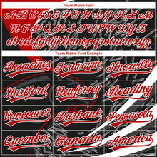 Load image into Gallery viewer, Custom Stitched Black Red-White 3D Pattern Design Leopardo Sports Pullover Sweatshirt Hoodie
