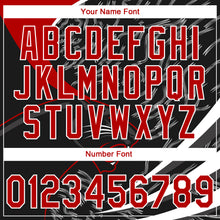 Load image into Gallery viewer, Custom Stitched Black Red-White 3D Pattern Design Leopardo Sports Pullover Sweatshirt Hoodie
