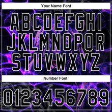 Загрузить изображение в средство просмотра галереи, Custom Stitched Purple Black-White 3D Pattern Design Leopardo Sports Pullover Sweatshirt Hoodie
