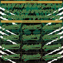 Load image into Gallery viewer, Custom Stitched Black Kelly Green-Old Gold 3D Pattern Design Leopardo Sports Pullover Sweatshirt Hoodie
