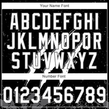 Load image into Gallery viewer, Custom Stitched Black White-Steel Gray 3D Pattern Design Leopardo Scratch Sports Pullover Sweatshirt Hoodie
